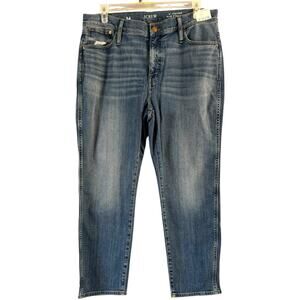 NWT J. Crew 9” Vintage Slim Straight Stretch Denim Jeans Women’s Size 34